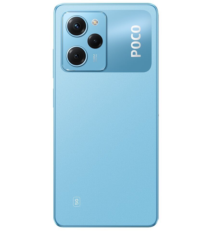 Poco X5 Pro 5G 6/128GB MZB0CSBEU Blue hind ja info | Telefonid | hansapost.ee