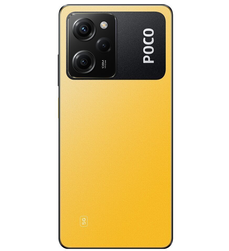 Poco X5 Pro 5G 6/128GB MZB0CRLEU Yellow hind ja info | Telefonid | hansapost.ee