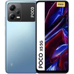 Poco X5 5G 6/128GB Blue MZB0D6UEU цена и информация | Мобильные телефоны | hansapost.ee