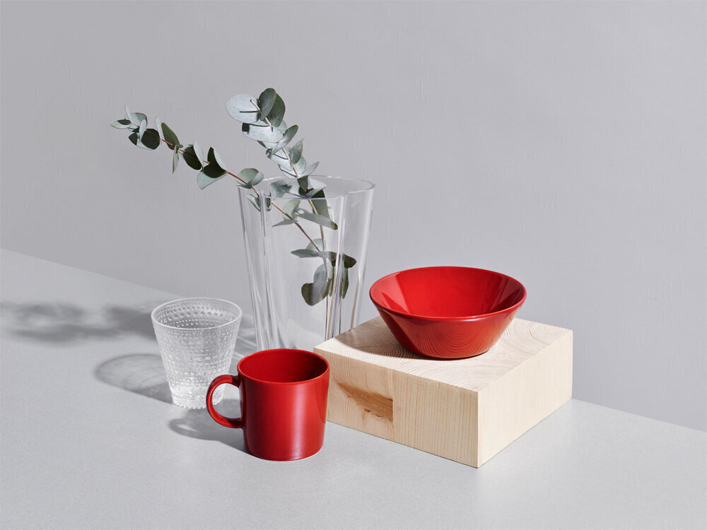 Iittala Teema kauss 21 cm punane цена и информация | Lauanõud ja nõude komplektid | hansapost.ee