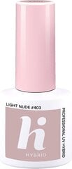 Hübriidküünelakk Hi Hybrid Light Nude, 5ml цена и информация | Лаки для ногтей, укрепители для ногтей | hansapost.ee