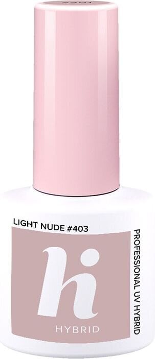 Hübriidküünelakk Hi Hybrid Light Nude, 5ml цена и информация | Küünelakid ja küünelakieemaldajad | hansapost.ee