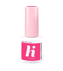 Hübriidküünelakk Hi Hybrid 225 Red Pink, 5 ml цена и информация | Лаки для ногтей, укрепители для ногтей | hansapost.ee