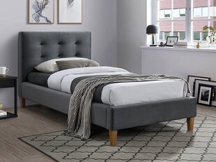 Кровать Signal Meble Texas, 90x200 см, серая цена и информация | Кровати | hansapost.ee