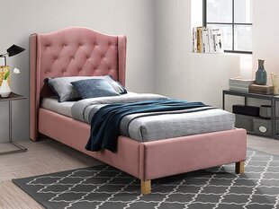 Кровать Signal Meble Aspen, 90x200 см, розовая цена и информация | Кровати | hansapost.ee