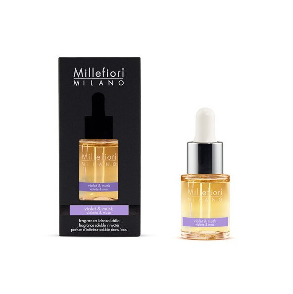 Kodulõhnastaja lisand Millefiori Violet & Musk, 15 ml hind ja info | Lõhnapulgad ja kodulõhnastajad | hansapost.ee