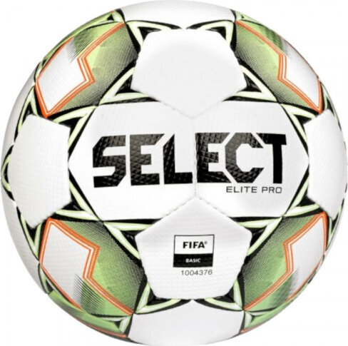 Jalgpall Select Elite Pro FIFA Basic Ball ELITE WHT-GRE hind ja info | Jalgpalli pallid | hansapost.ee