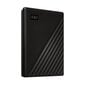 WD My Passport 2TB, USB 3.2, Must цена и информация | Välised kõvakettad | hansapost.ee