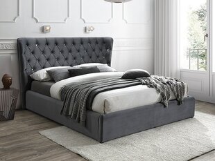 Кровать Signal Meble Carven, 160x200 см, серая цена и информация | Кровати | hansapost.ee