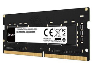 Оперативная память Lexar, 32ГБ, DDR4, 3200МГц, LD4AS032G-B3200GSST цена и информация | Объём памяти | hansapost.ee