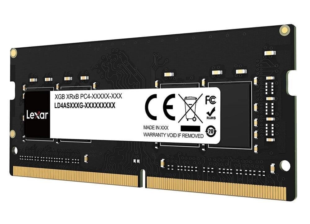 NB MEMORY 32GB PC25600 DDR4/SO LD4AS032G-B3200GSST LEXAR цена и информация | Operatiivmälu | hansapost.ee
