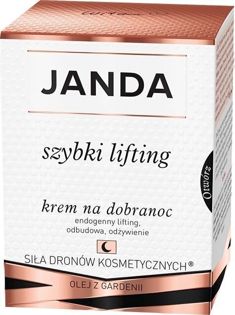 Kortsudevastane öökreem Janda Fast Lifting 40+, 50 ml hind ja info | Näokreemid | hansapost.ee