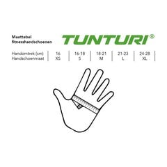 Перчатки для фитнеса с гелем Tunturi Gel, XL цена и информация | Перчатки для турника и фитнеса | hansapost.ee