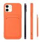 Telefoniümbris Card Case Silicone Wallet Case with Card Slot Documents for Xiaomi Redmi Note 11S / Note 11, must hind ja info | Telefonide kaitsekaaned ja -ümbrised | hansapost.ee