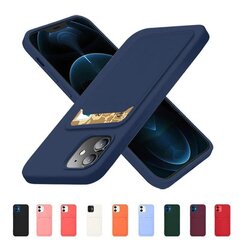 Telefoniümbris Card Case Silicone Wallet Case with Card Slot Documents for Xiaomi Redmi Note 11S / Note 11, must hind ja info | Telefonide kaitsekaaned ja -ümbrised | hansapost.ee