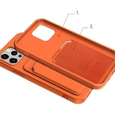Telefoniümbris Card Case Silicone Wallet Case With Card Slot Documents For Xiaomi Redmi Note 11 Pro + 5G / 11 Pro 5G / 11 Pro, valge hind ja info | Telefonide kaitsekaaned ja -ümbrised | hansapost.ee