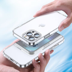 Telefoniümbris Joyroom 14X Case Case for iPhone 14 Plus Durable Cover Housing Clear (JR-14X3), läbipaistev hind ja info | Telefonide kaitsekaaned ja -ümbrised | hansapost.ee