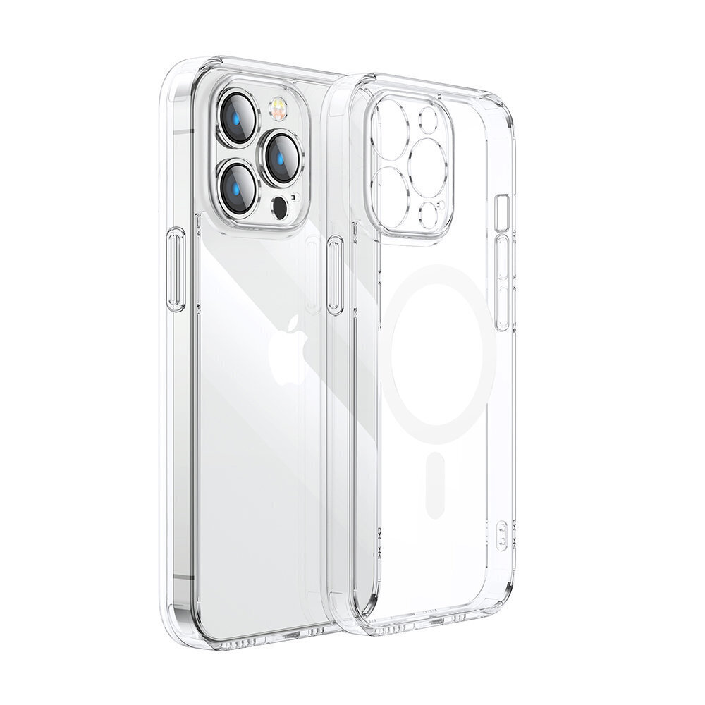 Telefoniümbris Joyroom 14D Magnetic Case Magnetic Case for iPhone 14 Compatible with MagSafe transparent (JR-14D5), läbipaistev цена и информация | Telefonide kaitsekaaned ja -ümbrised | hansapost.ee