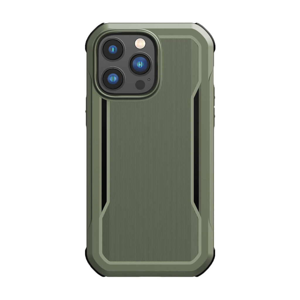 Telefoniümbris Raptic X-Doria Fort Case iPhone 14 Pro Max with MagSafe armored cover, roheline цена и информация | Telefonide kaitsekaaned ja -ümbrised | hansapost.ee