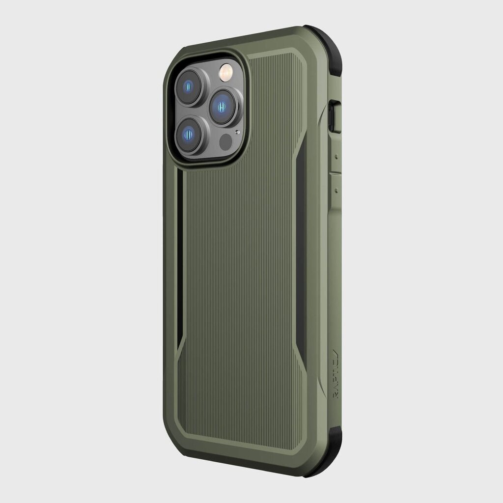 Telefoniümbris Raptic X-Doria Fort Case iPhone 14 Pro Max with MagSafe armored cover, roheline цена и информация | Telefonide kaitsekaaned ja -ümbrised | hansapost.ee