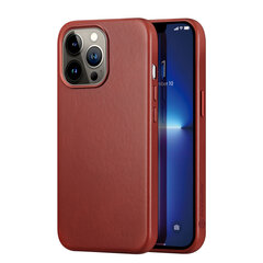 Telefoniümbris Dux Ducis Naples case for iPhone 13 Pro leather cover (MagSafe compatible), punane hind ja info | Telefonide kaitsekaaned ja -ümbrised | hansapost.ee
