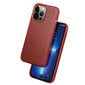 Telefoniümbris Dux Ducis Naples case for iPhone 13 Pro leather cover (MagSafe compatible), punane цена и информация | Telefonide kaitsekaaned ja -ümbrised | hansapost.ee