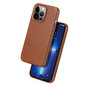 Telefoniümbris Dux Ducis Naples case for iPhone 13 Pro leather cover (MagSafe compatible), pruun цена и информация | Telefonide kaitsekaaned ja -ümbrised | hansapost.ee