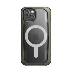 Telefoniümbris Raptic X-Doria Secure Case iPhone 14 with MagSafe armored cover, roheline hind ja info | Telefonide kaitsekaaned ja -ümbrised | hansapost.ee