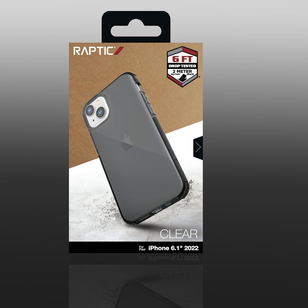 Telefoniümbris Raptic X-Doria Clear Case iPhone 14 armored cover, hall hind ja info | Telefonide kaitsekaaned ja -ümbrised | hansapost.ee