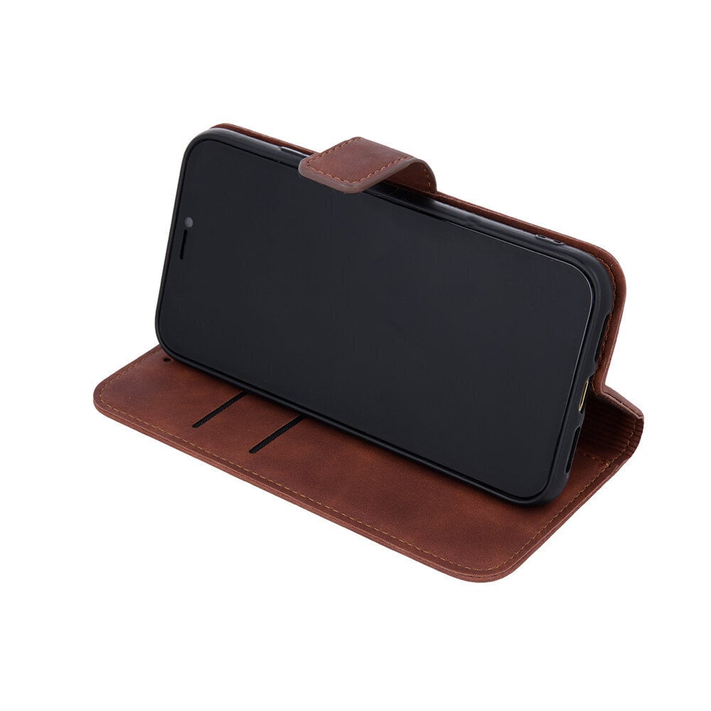 Smart Velvet case for iPhone 13 Pro Max 6,7&quot; brown цена и информация | Telefonide kaitsekaaned ja -ümbrised | hansapost.ee