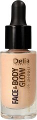 Säraandev toode Delia Face and Body Glow, 15 ml цена и информация | Бронзеры (бронзаторы), румяна | hansapost.ee