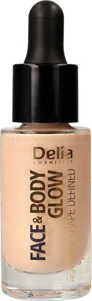 Säraandev toode Delia Face and Body Glow, 15 ml hind ja info | Päikesepuudrid ja põsepunad | hansapost.ee