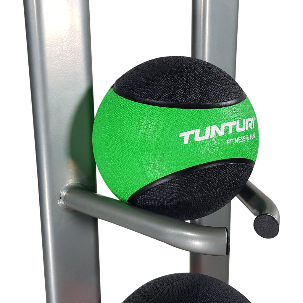 Tunturi Medicine Ball Rack, Black (1/2) hind ja info | Trenažööride tarvikud | hansapost.ee