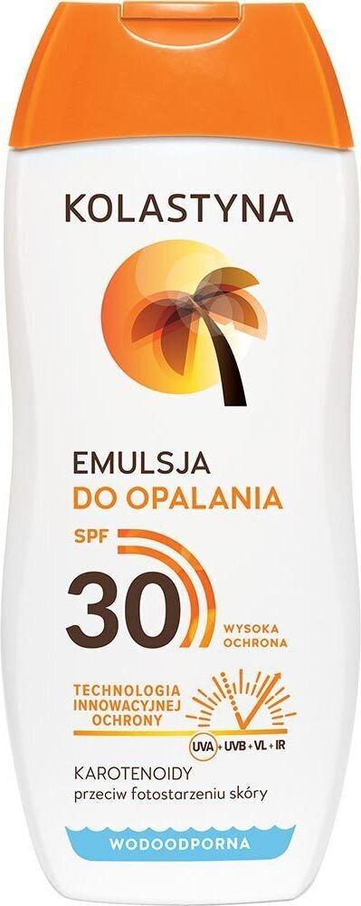 Päikesekreem Kolastyna SPF30, 200ml цена и информация | Päikesekaitse ja päevitusjärgsed kreemid | hansapost.ee