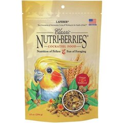 Täistoit väikestele ja keskmistele lindudele Lafeber's Nutri-Berries, 284 g hind ja info | Toit lindudele | hansapost.ee