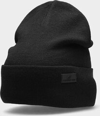 Зимняя шапка 4F H4Z22-CAU00420S, черная цена и информация | Женские шапки | hansapost.ee