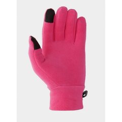 Перчатки 4F Jr 4FJAW22AGLOU011 54S, ярко-розовые цена и информация | 4F Одежда, обувь и аксессуары | hansapost.ee