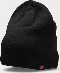 Шапка 4F W H4Z22-CAD001 20S, черная цена и информация | Женские шапки | hansapost.ee
