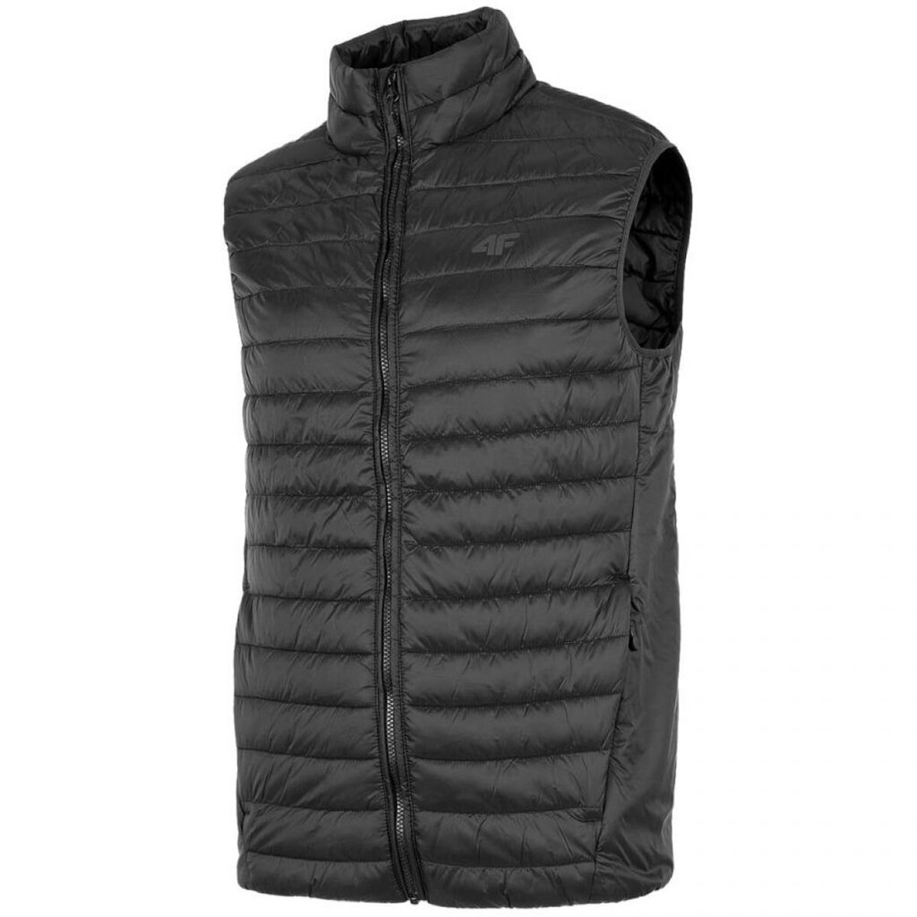 Vest meestele 4F M H4Z22 KUMP001 20S, must hind ja info | Vestid meestele | hansapost.ee