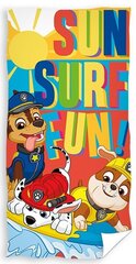 Rannarätik Paw Patrol, 70 x 140 cm hind ja info | Rätikud ja saunalinad | hansapost.ee