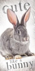 Хлопковое полотенце Кролик, 70x140 см цена и информация | Полотенца | hansapost.ee