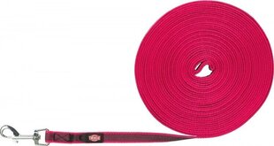 Trixie Tracking jalutusrihm, kumm, S-M, 1 m/15 mm, roosa price and information | Leashes for dogs | hansapost.ee