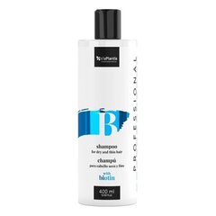 Taastav šampoon kuivadele ja õhukestele juustele biotiiniga Vis Plantis Shampoo For Dry and Thin Hair, 400ml hind ja info | Šampoonid | hansapost.ee