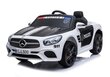 Elektriauto lastele Mercedes SL500 Police, valge цена и информация | Laste elektriautod | hansapost.ee