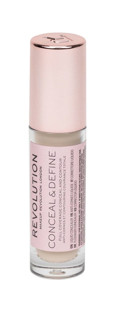 Peitekreem Makeup Revolution London Conceal & Define C2.5, 4 g цена и информация | Jumestuskreemid ja puudrid | hansapost.ee