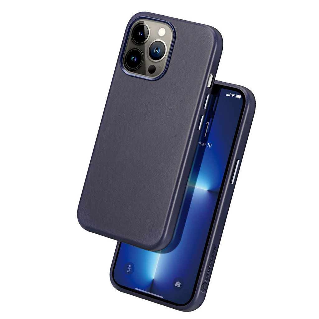 Telefoniümbris Dux Ducis Naples case for iPhone 13 Pro leather cover, sinine hind ja info | Telefonide kaitsekaaned ja -ümbrised | hansapost.ee