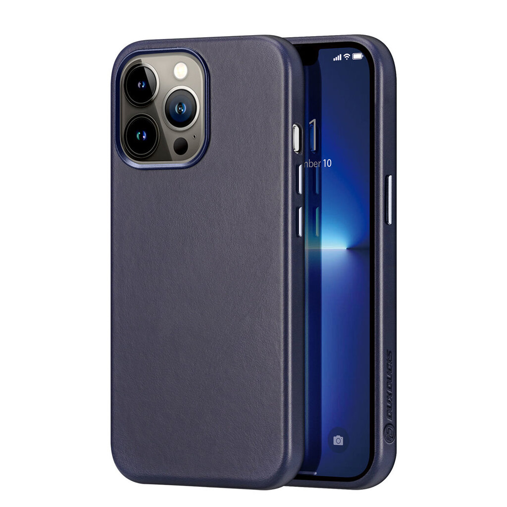 Telefoniümbris Dux Ducis Naples case for iPhone 13 Pro leather cover, sinine цена и информация | Telefonide kaitsekaaned ja -ümbrised | hansapost.ee