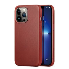 Telefoniümbris Dux Ducis Naples case for iPhone 13 leather cover, punane hind ja info | Telefonide kaitsekaaned ja -ümbrised | hansapost.ee