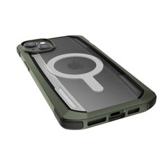 Telefoniümbris Raptic X-Doria Secure Case iPhone 14 Plus with MagSafe armored cover, roheline hind ja info | Telefonide kaitsekaaned ja -ümbrised | hansapost.ee