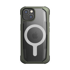 Telefoniümbris Raptic X-Doria Secure Case iPhone 14 Plus with MagSafe armored cover, roheline цена и информация | Чехлы для телефонов | hansapost.ee